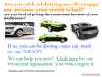 We can get you driving regardless of your credit situation. If you have been given the runaround elsewhere please give us a chance. You will be nicely astounded. We have a bunch of newer vehicles for you to select from. The awesom thing is it only takes