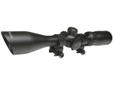 CENTER POINTÂ® ADVENTURE CLASS â¢Comes standard w/adjustable objectives to deliver parallax-free viewing without moving the point of impact â¢Scope adjusts quickly & accurately to moving targets at any distance Â  â¢Dual illuminated Mil-Dot reticles offer
