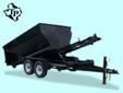 Texas Pride Trailers Manufacturing
Call us now! Save big $$$ ... Buy direct from the Manufacturer!
Click on any image to get more details
Â 
2012 7FTx12FT BUMPER PULL ROLL OFF HYDRAULIC DUMP TRAILER 14K GVWR WITH AN 11-YARD DUMPSTER 10989-RO-BP-7X12-14K-2A