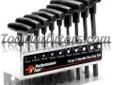 "
WILMAR W80275 WLMW80275 10 Piece Metric T-Handle Hex Key Set
Features and Benefits:
High quality carbon steel shafts
Black oxide finish resists corrosion
PVC T - Handles for added torque and comfort
Handy storage rack
Metric Set Includes sizes: 2mm,
