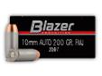 GREAT ECONOMY THROUGH GREAT TECHNOLOGY. If casual practice is getting expensive, look to Blazer. Blazer uses aircraft-grade aluminum that?s heat-treated to make an economical cartridge case. As the case is the most expensive component of any cartridge,