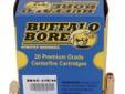 Buffalo Bore Ammunition 21B/20 10mm Heavy (Per 20) 180 Gr JHP
Buffalo Bore Ammunition
Specifications:
- Caliber: Heavy 10mm
- Grain: 180
- Bullet Type: JHP
- Muzzle Velocity: 1350 fps
- 20 Round BoxPrice: $24.64
Source: