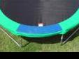 Â 
13 Foot Round (Frame Size) Standard Plus Trampoline Safety Pad Â - compatible with all major brands!Â SKU: 13V-M-BG
-Fits a 13 Foot Frame
-13" Wide, 3/4" Foam
-4" skirt that hangs over the frame
-Vinyl on the Top and Polyethalene on bottom
-Safety first!