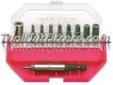 "
Vim Products VIS102 VIMVIS102 11 Piece Security Hex Bit Set
Features and Benefits:
Bit sets in plastic cases with snap lock lid
Magnetic power driver and 1/4" square drive bit holder
Bits are S2 steel, R/C 57/62
Full warranty
Sizes include: Security Hex