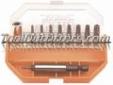 "
Vim Products VIS101 VIMVIS101 11 Piece Tamper Proof Torx Security Bit Set
Features and Benefits:
Bit sets in plastic cases with snap lock lid
Magnetic power driver and 1/4" square drive bit holder
Bits are S2 steel, R/C 57/62
Full warranty
Sizes