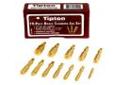 "
Tipton 749245 12-Piece Solid Brass Jag Set
12-Piece Solid Brass Jag Set Description
These 12 solid brass cleaning jags are the fastest way to thoroughly clean, dry, or oil the bore. Each jag is designed to provide a tight fit between the patch and the