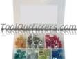 "
K Tool International KTI-00080 KTI00080 120 Piece Auto Fuse Assortment
Features and Benefits:
Color coded fuses from 5 amp to 30 amp
Contains product assortment map for easy identification of components
Packaged in multicompartment, refillable plastic