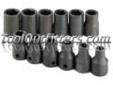 "
S K Hand Tools 4034 SKT4034 12 Piece 1/2"" Drive 6 Point Metric Impact Socket Set
Features and Benefits:
Corrosive resistant and laser engraved every 120 degrees
Nose-down design
SureGripÂ® hex design drives the side of the fastener, not the corner
Made