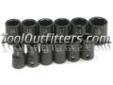 "
S K Hand Tools 4062 SKT4062 12 Piece 3/8"" Drive 6 Point Impact Socket Set
Features and Benefits:
Corrosive resistant and laser engraved every 120 degrees
Nose-down design
SureGripÂ® hex design drives the side of the fastener, not the corner
Made in the