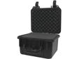 Protector 1300 Double Pistol Case - Watertight, crushproof, and dust proof - Easy open Double Throw latches - Open cell core with solid wall design - strong, light weight - O-ring seal - Automatic Pressure Equalization Valve - Stainless steel hardware -