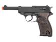 This Walther P38 green gas airsoft pistol is an amazing replica of Walther's original P38 firearm. This P38 gas gun fires 12 plastic BBs as fast as you can pull the trigger. The realistic recoil of the split-second, precision blowback action gives it an