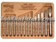 "
Mayhew 15000 MAY15000 150th Anniversary 14 Piece Punch and Chisel Set with Hardwood Tray
Features and Benefits:
Comes in a specially numbered collectible hardwood tray. (only the first 1000 will be numbered). Very Collectible - a part of American