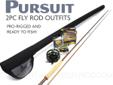 Redington Pursuit Outfits are a great performance value for the money! Features the latest graphite rod technology with a fast action, Pursuit Fly Reel, RIO MainStream floating fly line, Dacron Backing, and Tapered Leader. Includes Rod & Reel Case. FREE