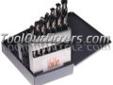 "
R W THOMPSON INC 15KK5 KNK15KK5 15 PIece Fractional Jobber Length Drill Bit Set
Features and Benefits:
No center punch or pilot hole required
Rounder, more accurate holes
Faster penetration
Drills tough alloys
Reduces user fatigue
KnKut Performance