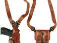 Combined features of the Miami Classic Shoulder Holster with traditional shoulder holster Provides alternative for those who want Miami Classic concealment, but prefer classic vertical carry style All 4 points of the spider harness can pivot independently