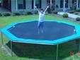 16 ft. Octagon Trampoline - FREE SHIPPING!
-5 yr Warranty on Frame - Mat comes with 3 yrs(1 full year and pro-rated the last 2 years) - Pads come with a 1 yr warranty.
-16' Octagon Trampoline. Comes Complete With Deluxe 1 in. Thick Polyethylene High