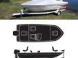 WIDE BASS BOAT STYLE TRAILERABLE BOAT COVERS Coverage for trolling motors, depth finders & pedestal seats (with seats on pedestals & backs of seats folded down). NOTE: If boat is equipped with jack plate, add length of jack plate to center line of boat to