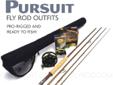 Redington Pursuit Outfits are a great performance value for the money! Features the latest graphite rod technology with a fast action, Pursuit Fly Reel, RIO MainStream floating fly line, Dacron Backing, and Tapered Leader. Includes Rod & Reel Case. FREE