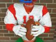 This Budweiser football player inflatable is from the 1990's. It's in great condition with no leaks. It stands 37" tall x 19" in diameter at the base. $17.50
117111
See more items for sale here: http://www.bagtheweb.com/b/PBdAfQ
Available at the Castle