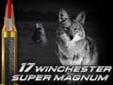 "
Winchester Ammo S17W25 17 WSM Ammunition Varmint HE, VMAX 25 Gr (Per 50)
Winchester Ammunition
- Caliber: 17 WSM
- Grain: 25
- Bullet Type: V-Max
- Muzzle Velocity: 2600 fps
- 50 Rounds Per Box "Price: $15.8
Source: