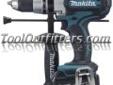 "
Makita BHP454 MAKBHP454 18 Volt LXT Lithium Ion 1/2"" Hammer Driver-Drill Kit
Features and Benefits:
LXT Lithium-Ion battery and optimum charging system produces 430 percent total lifetime work with 2.5 times more cycles
Makita-built 4-pole motor