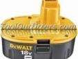 Dewalt Tools DC9096 DWTDC9096 18 Volt XRP Battery Pack
Features and Benefits:
High capacity XRP battery has 40% more run time than standard batteries
Powers entire DeWalt line of 18 volt tools allowing users to run multiple tools off of the same battery