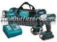 Makita LXT311FH MAKLXT311FH 18V Lithium Ion Auto Combo Kit
Features and Benefits:
3/8" Impact wrench with 155 ft lbs of torque
1/2" Driver drill with adjustable clutch
Kit contains 1- BL1830 and 1 - BL1815 Lithium Ion battery
Rapid charger for quick
