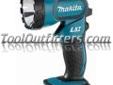 "
Makita BML185 MAKBML185 18V LXT Lithium-Ion Cordless Flashlight (Tool Only)
Runs 4 Hours Per Charge
High illumination Xenon bulb emits at 4,500 Lux
4-positon head pivots for greater versatility
Compact design at only 11-1/8"" long and weighs just over 2