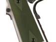 "
Hogue 01451 1911 Government/Commander 9/32"" Thick Grips Aluminum Checkered Matte Green Anodized
Hogue Extreme Series Aluminum grips are precision machined from solid billet stock Aerospace grade 6061 T6 aluminum. Carefully engineered and sized for