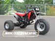 1985 Yamaha Tri Z
The first Yamaha high performance ATV, the Tri-Z 250 featured a high performance, YZ-based, liquid-cooled, 250cc 2-stroke engine, front and rear hydraulic disc brakes, air-assist front forks, Monoshock rear suspension and a low center of