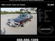 1986 Lincoln Town Car Sedan $3,995
Get more details on this car on our Web site.
Contact us via email or call 888-886-1089. This vehicle is offered by OC Imperial Motors.
aag2006