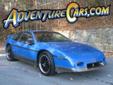 Â .
Â 
1987 Pontiac Fiero GT
$4987
Call 877-596-4440
Adventure Chevrolet Chrysler Jeep Mazda
877-596-4440
1501 West Walnut Ave,
Dalton, GA 30720
Isn't it time for a Pontiac?! Wow! What a sweetheart! Thank you for taking the time to look at this superb 1987