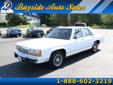 1988 Ford Crown Victoria
Vehicle Information
Year: 1988
Make: Ford
Model: Crown Victoria
Body Style: 4 Dr Sedan
Interior: Blue
Exterior: White
Engine: 5.0L
Transmission: Automatic
Miles:
VIN: 2FABP74F8JX130421
Stock #: 130421
Price: 2999
Photo Gallery