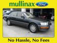 .
1994 Lexus LS 400
$4999
Call (251) 272-8092 ext. 147
Mullinax Ford Mobile
(251) 272-8092 ext. 147
7311 Airport Blvd,
Mobile, AL 36608
HEY THIS ONE IS REALLY NICE!!! 1994 LEXUS LS 400, LEATHER, MOON ROOF, AND ONLY 130,025 MILES. JUST ADD TAX! AT MULLINAX