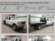 1996 Ford F-350 XL CREW CAB FLATBED Gray interior Automatic transmission 4 door Diesel White exterior Truck 4WD 7.3 LITER POWERSTROKE DIESEL engine
Call Mike Willis 720-635-2692
www.truck4u.net
b56e23f05a1c4f46a99c65cddd0575a8