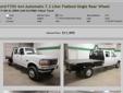 1996 Ford F-350 XL CREW CAB FLATBED Truck 4WD 96 Automatic transmission 4 door White exterior Diesel 7.3 LITER POWERSTROKE DIESEL engine Gray interior
Call Mike Willis 720-635-2692
9184a0c6a8fd439789e3861a6dec7b0a