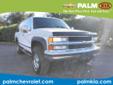 Palm Chevrolet Kia
Hassle Free / Haggle Free Pricing!
1997 Chevrolet Suburban ( Click here to inquire about this vehicle )
Asking Price $ 6,950.00
If you have any questions about this vehicle, please call
Internet Sales
888-587-4332
OR
Click here to