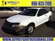 Price: $3895
Make: Chevrolet
Model: Cavalier
Color: White
Year: 1998
Mileage: 153050
AUTOMATIC, AIR, REMOVEABLE FACE PLATE FOR THE AM-M-CD PLAYER. NO ADDITIONAL DEALER FEES! CHECK OUT THIS CAVILIER AD MANY MANY MORE SELECTIONS @ JEFFREYSAUTOEXCHANGE.COM