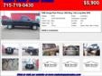 Visit us on the web at www.mainstopautosales.com. Visit our website at www.mainstopautosales.com or call [Phone] Don't let this deal pass you by. Call 715-719-0430 today!