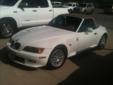 1999 BMW Z3 - $7,500
Price: $7,500
Year: 1999
Make: BMW
Model: Z3
Miles: 155204
VIN: 4usch9335xlf80111
Stock #:
Engine: 4-Cylinder 2.5L
Color: White
Options:
2 Door, Convertible, 2 Wheel Drive, Front Wheel Drive, Manual Transmission, Alloy Wheels, Bucket