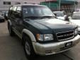 1999 Isuzu Trooper S Automatic 4WD, 4 Door, V6, 102K Miles, ABS, AC, Power
Windows, Power Door Locks, Cruise Control, Power Steering, Tilt Wheel,
AM/FM Stereo, Alloy Wheels, Cassette, CD Changer, Dual Air Bags,
New Tires, Engine And Transmission Runs and