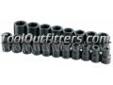 "
S K Hand Tools 88819 SKT88819 19 Piece 1"" Drive 6 Point Deep Impact Socket Set
Features and Benefits:
Improved black coating retains more rust preventative compound than black oxide
Neck down design provides improved access over tapered design
