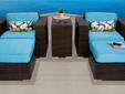Contact the seller
Elite Ocean View Tropical Blue 5 Piece Outdoor Wicker Patio Furniture Set Our line of high quality wicker patio furniture is the perfect addition to any home outdoor or indoor seating area. Available in a plethora of stylish colors,