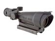 ACOG 3.5x35 scope with Amber Crosshair Reticleâthe ranging reticle is calibrated for 7.62mm (.308 cal) flat-top rifles to 1200 meters. Includes Flat Top Adapter. Daytime illumination is provided by fiber optics and Tritium illuminates the scopes at night.