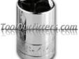 "
S K Hand Tools 40319 SKT40319 1/2"" Drive 12 Point Socket 19mm
Features and Benefits:
SuperKromeÂ® finish provides long life and maximum corrosion resistance
SureGripÂ® hex design drives the side of the fastener, not the corner
Made in the U.S.A.
Lifetime
