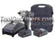 "
Ingersoll Rand W5150-K2 IRTW5150-K2 1/2"" Drive IQv20 Seriesâ¢ Light Duty Cordless Impact Wrench Kit with Two Batteries
Features and Benefits:
190 ft/lbs maximum torque
All metal drivetrain and hammer mechanism â robust, durable, and optimized for