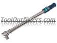 "
K Tool International 72125 KTI72125 1/2"" Drive Ratcheting Torque Wrench
Fast, accurate and easy to use torque wrench features color coded English and metric settings. Reversible ratchet head for torquing left or right handed fasteners. Ball bearing