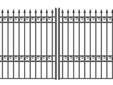 Contact the seller
Oslo Style Swing Dual Steel Driveway Gates 14' X 6 1/4' Are you seeking high quality ornamental wrought iron gates without the high price? We have the perfect alternative for you. We offer designs you will not find anywhere else! All of