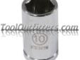 "
Mountain MTN10410M MTN10410M 1/4"" Drive 10MM 6 Point Socket
Features and Benefits:
Mountainâ¢ sockets are high polished chrome and made of the highest quality chrome vanadium steel
Laser etched with high visibility markings with the part number and size