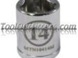 "
Mountain MTN10414M MTN10414M 1/4"" Drive 14MM 6 Point Socket
Features and Benefits:
Mountainâ¢ Sockets are High Polished Chrome and made of the highest quality Chrome Vanadium Steel
Laser Etched with high visibility markings with the part number and size